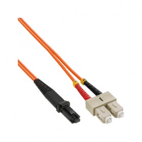 InLine 5m MTRJ/SC cavo a fibre ottiche Arancione (87255)