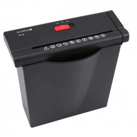 Olympia PS 36 distruggi documenti Taglio a striscia 34 cm Nero (2706)