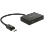 DeLOCK 87666 ripartitore video DisplayPort 2x HDMI (87666)