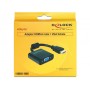 DeLOCK 65512 cavo e adattatore video 0,254 m HDMI tipo A (Standard) Nero (65512)