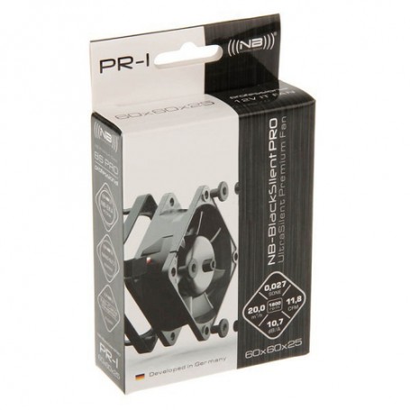 Noiseblocker BlackSilent Pro PR-1 Case per computer Ventilatore 6 cm (ITR-PR-1)