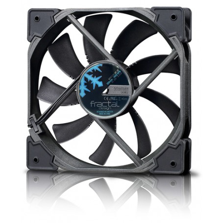 Fractal Design Venturi HP-14 PWM Case per computer Ventilatore 14 cm Nero, Grigio (FD-FAN-VENT-HP14-PWM)