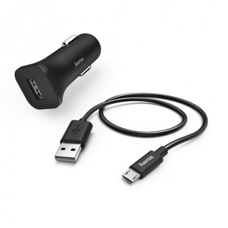 Hama 00183257 Caricabatterie per dispositivi mobili Nero Auto (183257)