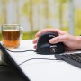 R-Go Tools RGOBRHEMLR mouse Mano destra USB tipo A Ottico 2500 DPI (RGOBRHEMLR)