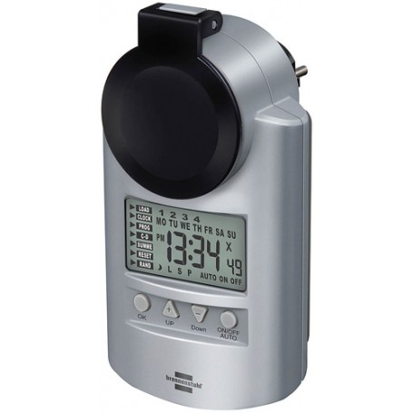 Brennenstuhl Primera-Line Weekly Timer DT IP 44 Argento (1507490)