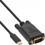 InLine 64142 cavo e adattatore video USB tipo-C VGA (D-Sub) (64142)