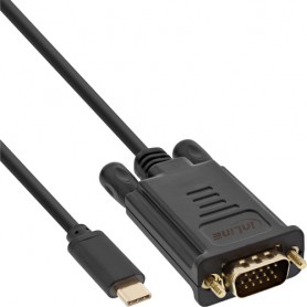 InLine 64141 cavo e adattatore video USB tipo-C VGA (D-Sub) (64141)