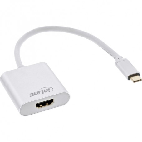 InLine 64103S 0,2 m USB tipo-C Argento (64101S)