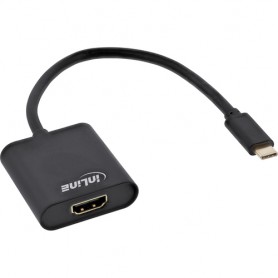 InLine 64101B cavo e adattatore video 0,2 m USB tipo-C (64101B)