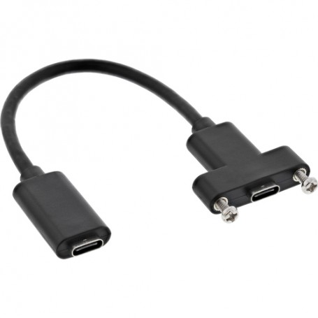 InLine 33441H cavo USB USB 3.2 Gen 2 (3.1 Gen 2) USB C Nero (33441H)
