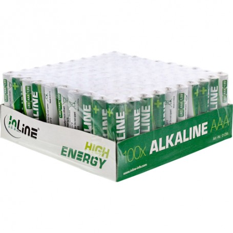 InLine 01295 batteria per uso domestico Batteria monouso Mini Stilo AAA Alcalino (01295)