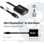 CLUB3D CAC-2113 adattatore per inversione del genere dei cavi Mini Displayport VGA Nero (CAC-2113)