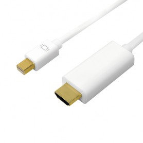 LogiLink CV0123 cavo e adattatore video 2 m Mini DisplayPort HDMI tipo A (Standard) Bianco (CV0123)