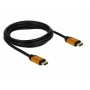DeLOCK 85729 cavo HDMI 2 m HDMI tipo A (Standard) Nero, Oro (85729)