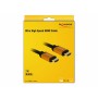DeLOCK 85727 cavo HDMI 1 m HDMI tipo A (Standard) Nero, Oro (85727)