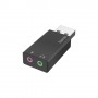 Hama 00200323 adattatore per inversione del genere dei cavi USB 2x3.5 mm Nero (00200323)