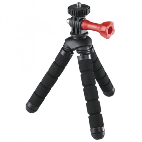 Hama Flex 2in1 treppiede Smartphone/macchina fotografica digitale 3 gamba/gambe Nero (00004557)