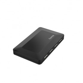 Hama 00200122 hub di interfaccia USB 2.0 480 Mbit/s Nero (200122)