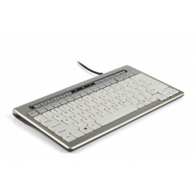 BakkerElkhuizen S-board 840 tastiera USB QWERTY Inglese Grigio (BNES840DUS)