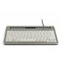 BakkerElkhuizen S-board 840 tastiera USB Tedesco Grigio (BNES840DDE)
