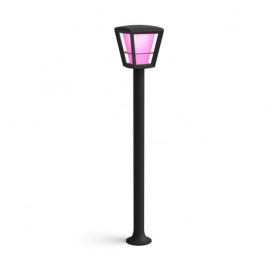 Philips Hue White and Color ambiance 1744230P7 Colonna/Luce a lampione da esterno 15 W Nero (1744230P7)