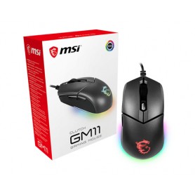 MSI Clutch GM11 mouse Ambidestro USB tipo A Ottico 5000 DPI (S12-0401650-CLA)