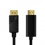 LogiLink CV0129 cavo e adattatore video 5 m DisplayPort HDMI tipo A (Standard) Nero (CV0129)