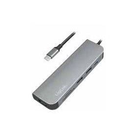 LogiLink UA0343 hub di interfaccia USB 3.2 Gen 1 (3.1 Gen 1) Type-C Alluminio (UA0343)