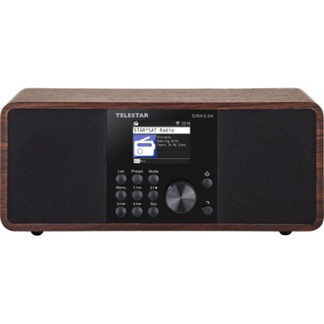 Telestar DIRA S 24i Portatile Digitale Nero, Legno (30-200-01)