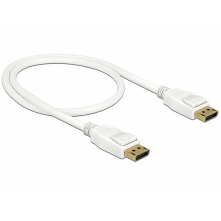 DeLOCK 85507 cavo DisplayPort 0,5 m Bianco (85507)