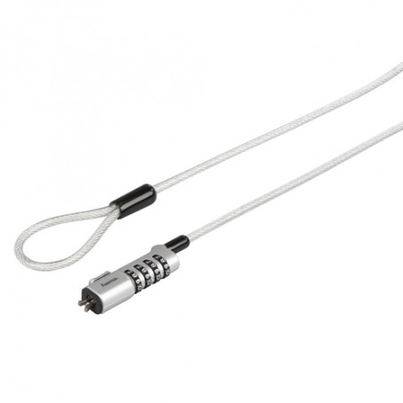 Hama Wedge cavo di sicurezza Argento 1,8 m (00054120)