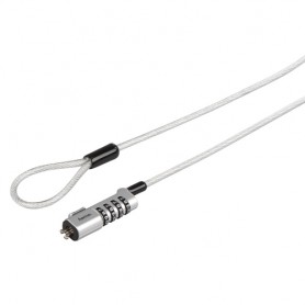 Hama Nano cavo di sicurezza Argento 1,8 m (00054119)