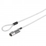 Hama Nano cavo di sicurezza Argento 1,8 m (00054119)
