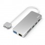 Hama 00200133 hub di interfaccia USB 3.2 Gen 1 (3.1 Gen 1) Type-C 5000 Mbit/s Argento, Bianco (00200133)