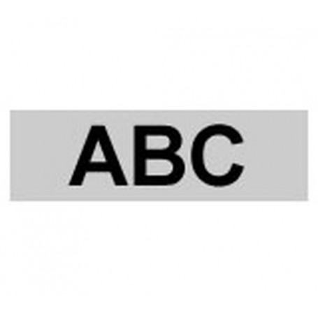 Brother Matt Laminated Labelling Tape - 24mm, Black/Silver nastro per etichettatrice TZ (TZM951)