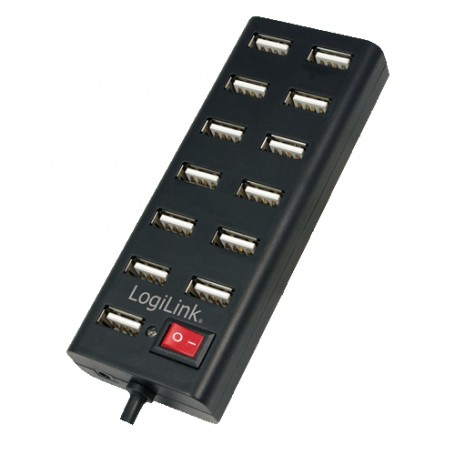 LogiLink UA0126 hub di interfaccia 480 Mbit/s Nero (UA0126)