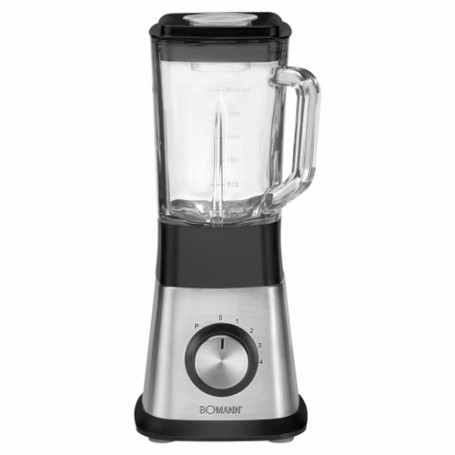 Bomann UM 1374 CB Sbattitore con base 650 W Nero, Acciaio inossidabile (613741)