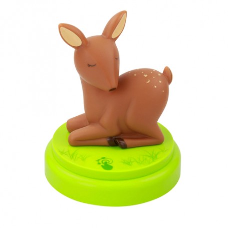 Ansmann 1800-0059 luce da notte per bambino Marrone, Verde LED (1800-0059)