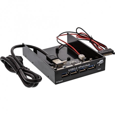 InLine 33395B hub di interfaccia 5000 Mbit/s (33395B)