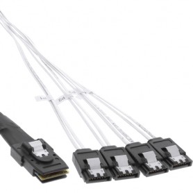 InLine 27620B cavo Serial Attached SCSI (SAS) Rosso (27620B)