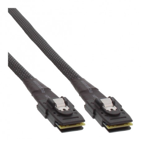 InLine Mini-SAS 36pin SFF-8087, 1m Nero (27624A)