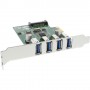 InLine 76661C scheda di interfaccia e adattatore Interno USB 3.2 Gen 1 (3.1 Gen 1) (76661C)