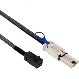 InLine Mini SAS HD 1.0m Nero (27636B)