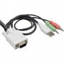 InLine 60613I switch per keyboard-video-mouse (kvm) Nero, Bianco (60613I)