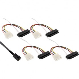 InLine Mini SAS HD 0.5m Nero (27632A)