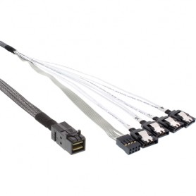 InLine Mini SAS HD, 0.5m Nero (27630A)
