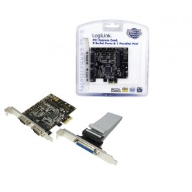 LogiLink PC0033 scheda di interfaccia e adattatore Interno Parallelo, Seriale (PC0033)