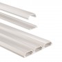 Hama 00020571 blindosbarra Portacavi trasversale Bianco (20571)