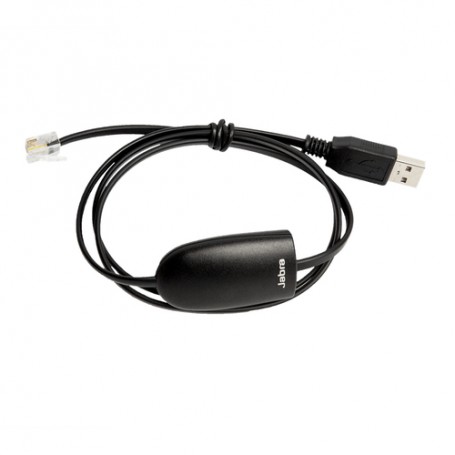 Jabra 14201-29 adattatore per inversione del genere dei cavi RJ-9 USB A Nero (14201-29)