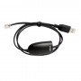 Jabra 14201-29 adattatore per inversione del genere dei cavi RJ-9 USB A Nero (14201-29)